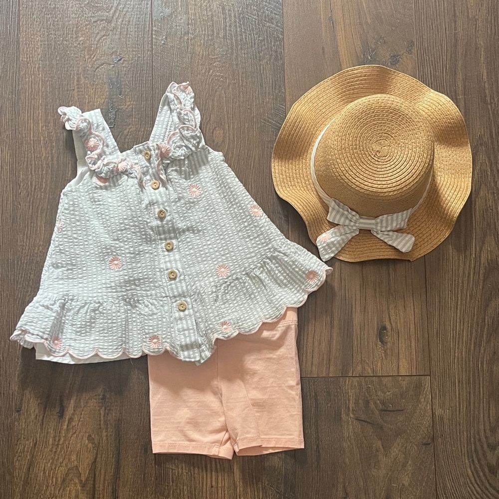 Charming Kids Matching Set with Hat
